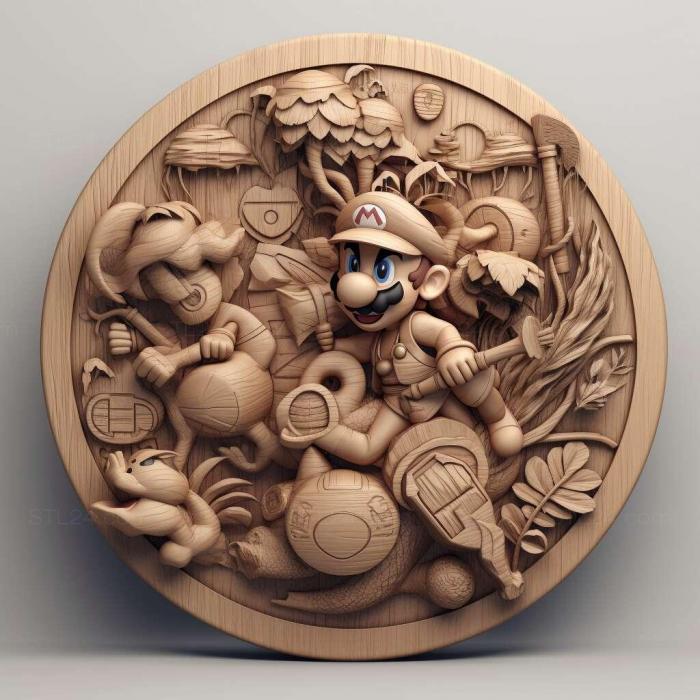 Games (smash bros 4, GAMES_11272) 3D models for cnc